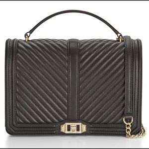 Rebecca Minkoff quilted Love Jumbo Bag (Like New)